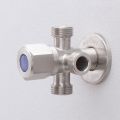 Stainless Steel Angle Valves G1/2 Bathroom Faucets Sprinklers Toilet Water Pipe Water Valve Single/Double Outlet Filling Valves
