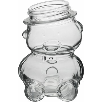 Lovely Snowman glass bottle