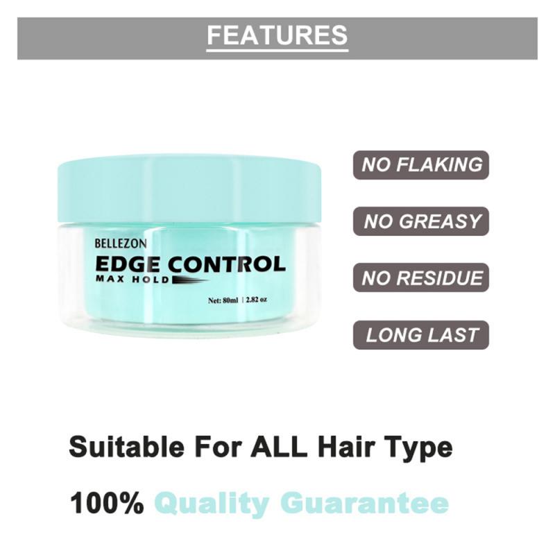 Men Female Refreshing Hair Oil Wax Cream Edge Control Hair Styling Cream Broken Hair Finishing Anti-Frizz Hair Fixative Gel NEW