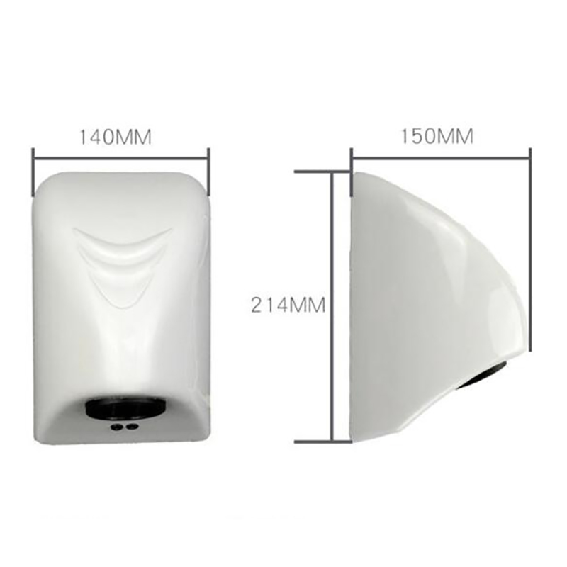 Hotel Automatic Hand Dryer Sensor Household High Speed Hand-Drying Device Bathroom Hot Air Electric Heater Wind EU Plug