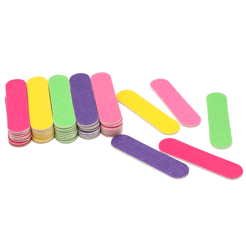 200Pcs Wooden Nail File 180/240 Mini Nail Tools Sandpaper Sanding File nail accessories Disposable Pedicure Manicure Buffer Gift
