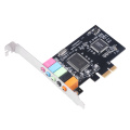 kebidu PCI Sound Card 5.1CH 5.1 Channel CMI8738 Chipset PCI-E 5.1 Stereo Digital Card Desktop Audio Interface Soundcard