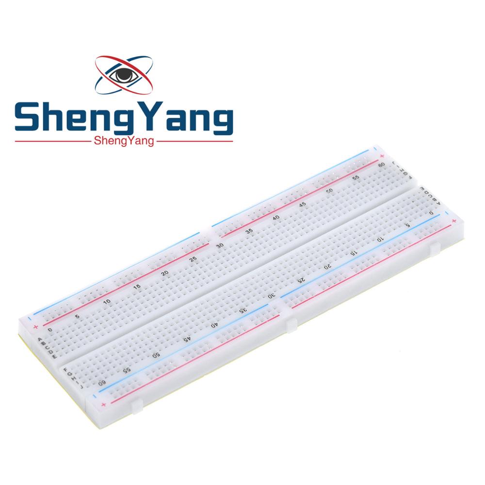 1pcs ShengYang Breadboard 830 Point PCB Board MB-102 MB102 Test Develop DIY kit nodemcu raspberri pi 2 lcd High Frequency