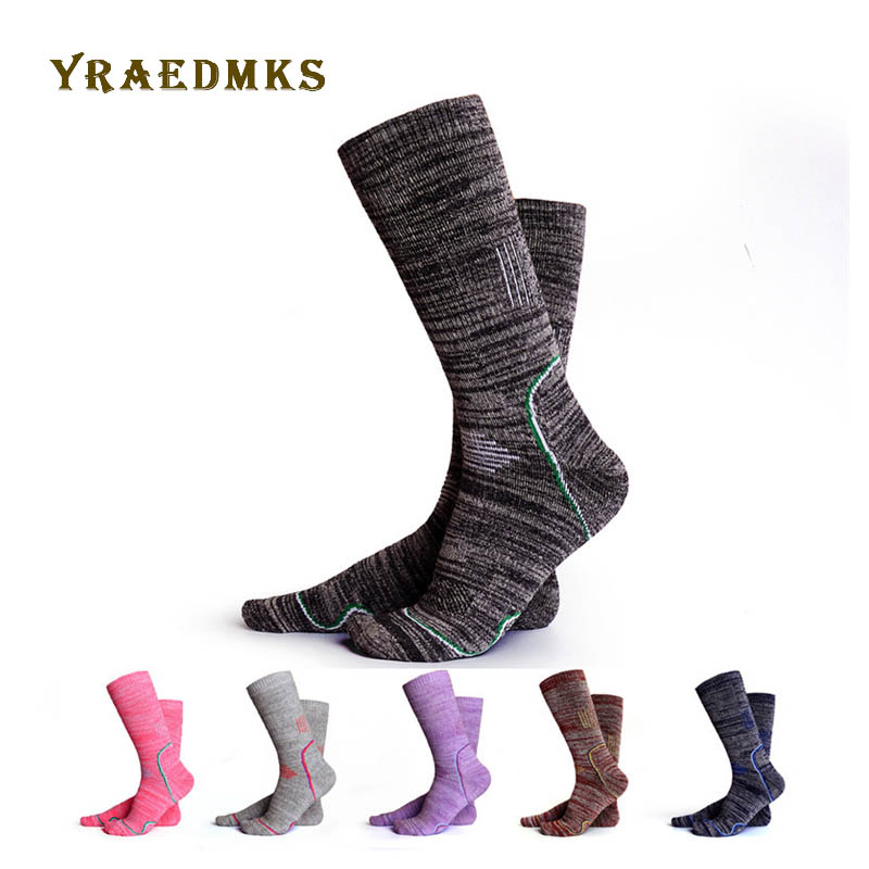 Ski high Socks Thick Cotton Sports Snowboard Cycling Skiing Soccer Socks Men Women Moisture Absorption High Elastic Thermosocks