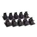 10Pcs/lot 25mm Cable Cord Adhesive Fasteners Clips Organizer Clamp Mounting Range Wireless Cable Clips Wire Holder