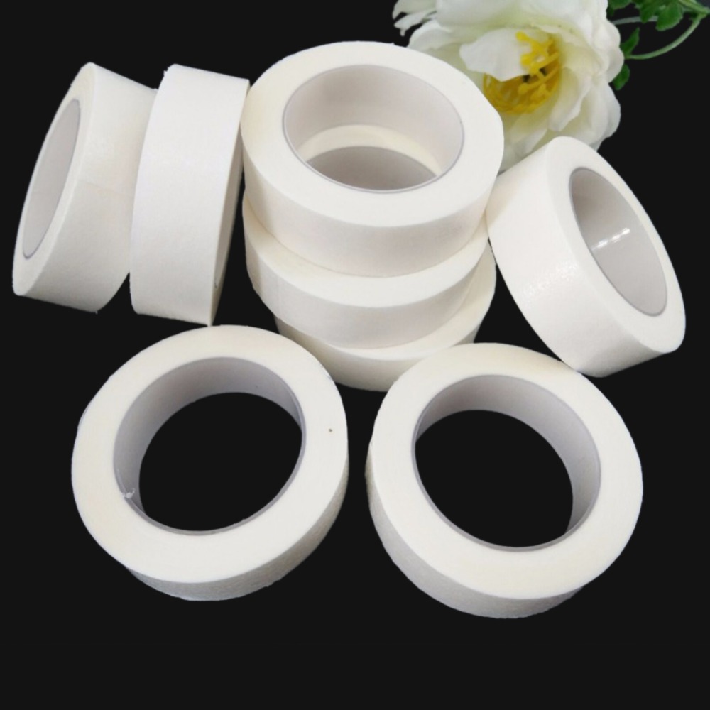 50rolls Eyelash Extension Lint Free Eye Pads White Tape Under Eye Pads Paper For False Eyelash Patch Make Up Tools