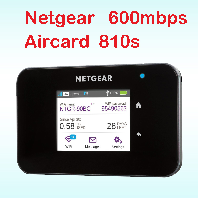 old and used unlocked Aircard 810S cat11 600mbps 4g router with sim card slot wi-fi lte router outdoor mifi pocket ac810s ac810