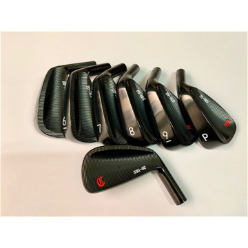 VICKY G GOLF CLUBS CRAZY SBi-02 IRONS BLACK CRAZY GOLF FORGED IRONS GOLF IRON SET 4-9P Graphite/STEEL SHAFT WITH HEAD COVER