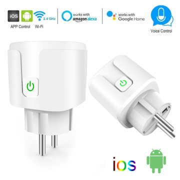 WiFi Smart Wireless Plug EU Adaptor Remote Voice Control Power Energy Monitor Outlet Timer Socket Work With Alexa Google Home