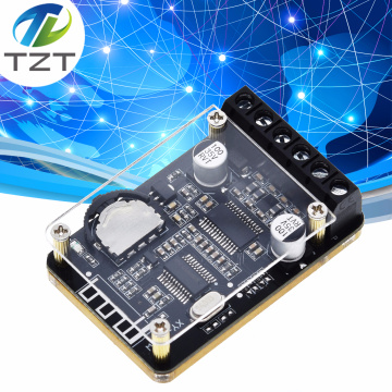 TZT 10W/15W/20W Stereo Bluetooth Power Amplifier Board 12V/24V High Power Digital Amplifier Module XY-P15W