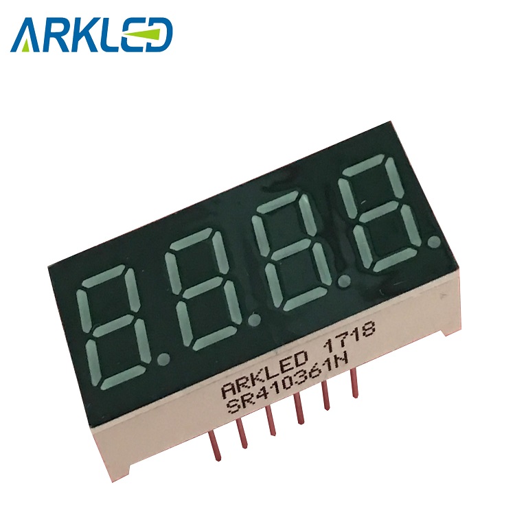 630-635nm red 0.36 INCH Four Digits LED Display