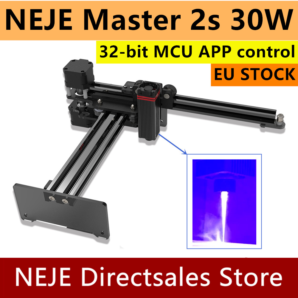 NEJE Master 2s 20/30W desktop Laser Engraver and Cutter - Laser Engraving and Cutting Machine - Laser Printer - Laser CNC Router