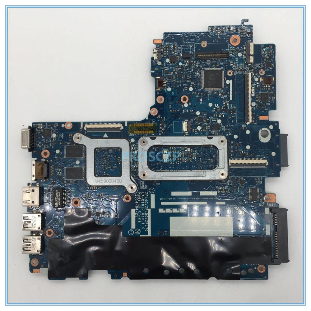 For Probook 450 G2 Laptop motherboard 799562-001 ZPL40/ZPL50/ZPL70 LA-B181P With SR23W I7-5500U CPU 100% working well