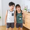 Kids Pajamas 2020 Summer Boys Sleepwear Suit Nightwear Baby Girl Clothes Animal Cartoon Pajama Sets Children's Pyjamas