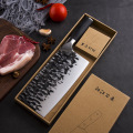 Chinese Forged Knife Butcher Kitchen Knives Tool Handmade Non-stick Chopping Slicing Chef Knives Cleaver Knife Wood Handle Gift