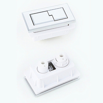 2PCS Rectangle toilet dual push button,ABS plastic Toilet double push button,Toilet ceramic water tank flush accessories,J18259