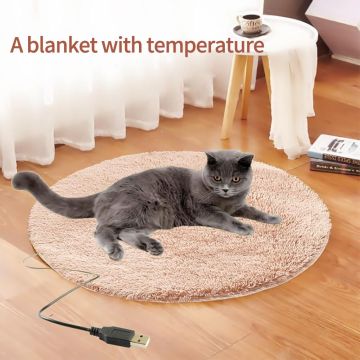 Pet Hot Mat Dog Cat Usb Heater Hot Carpet Heater Mat Pet Heater Dog Cat Mat Heating Equipment Energy Saving Cold Protection