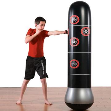 1.6M Kick Training Inflatable Boxing Punching Bag Taekwondo Sandbag Adult Children Sport Inflatable Punching Bag Boxing Pear Bag