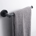 Black Gold Wall Mounted Towel Bar Tissue Paper Roll Holder Bath Towel Rack Tube Kitchen Bathroom Accessories 304 Stainless Steel