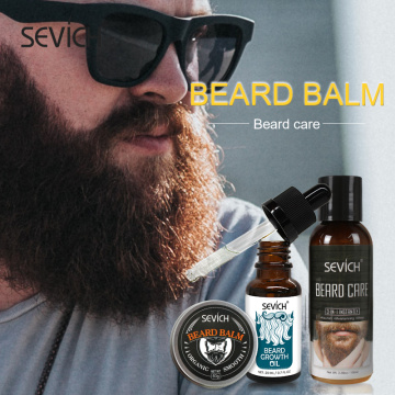 Sevich Natural Beard Oil Balm Moustache Styling Beeswax Gentlemen Beard Regrowth Care Essence Oil Moisturizing Smoothing