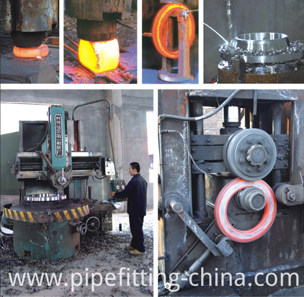 Flange production