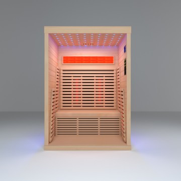 Canadian Hemlock 2-Person Luxury Infrared Sauna Room