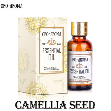 Famous brand oroaroma camellia seeds oil beauty in eliminating stretch marks shiny skin beneficial for women kid children