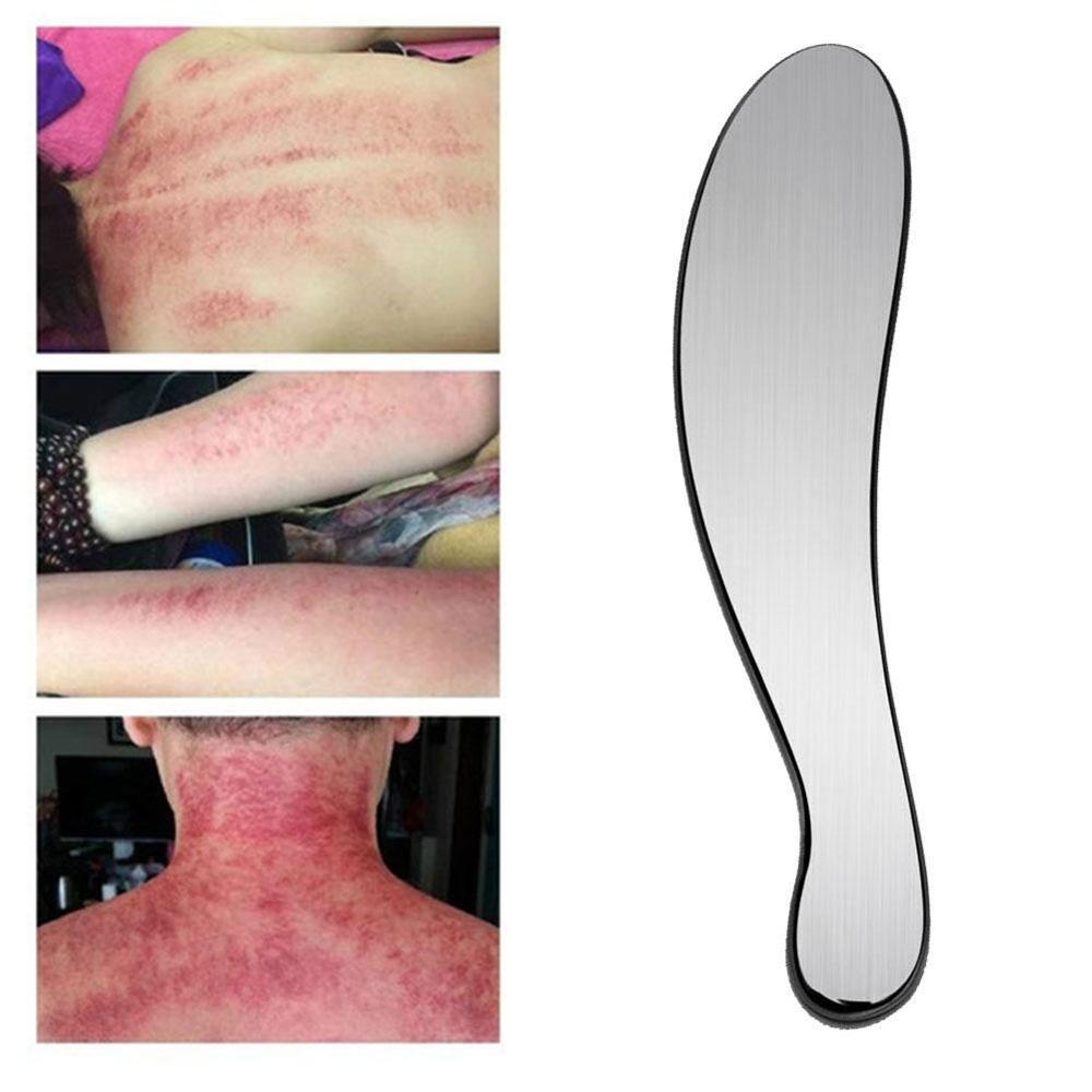 Wire Drawing Scraping Board Stainless Steel Gua Sha Home Polished Therapy Guasha Scrapping Massage Plates Board Massage Gua M6I5