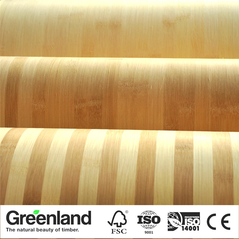 Bamboo Veneer Flooring DIY Furniture Raw Natural Material Chair Cabinet Doors Outer Skin Size 250x42 Cm Carbonized Vertical