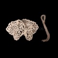 10pcs Wooden Hollow Butterfly For Crafts Wedding Party Decor Hanging Ornament Drop Shipping