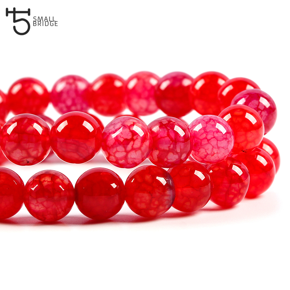 6 8 10mm round Red Coral Beads For Jewelry Making Bracelet Diy Necklace spacer natural stone Beads Wholesale S506