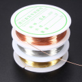 DIY Craft 0.3/0.4/0.6/0.8mm widely Volume 3 red silver and gold metal building materials, copper wire use DIY accessories