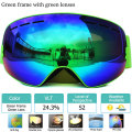 Big UV400 Double Layers Anti-fog Ski Goggles Lens Ski Mask Glasses Skiing Snow Snowboard Eyewear Mirror polarize Goggles for men