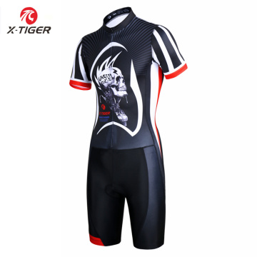 X-Tiger Triathlon Running Swimming Cycling Jersey Ropa De Ciclismo Maillot Compression Sponge Padded Outdoor Cycling Skinsuit