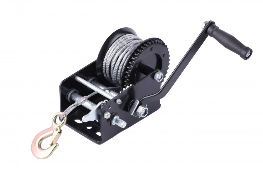 shelby 400 lbs single speed winch - ratcheting style