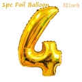 Number 4 balloon