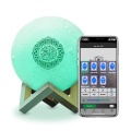 Quran LED Night Lamp Wireless quran Bluetooth Speakers Colorful Moon Muslim Player Koran With Remote Control