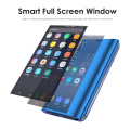 Smart Mirror Luxury Retro Leather Flip Case for Xiaomi Redmi 7 7A Note 7 Pro Stand Book Cover Plain Cn(origin) CYTANH