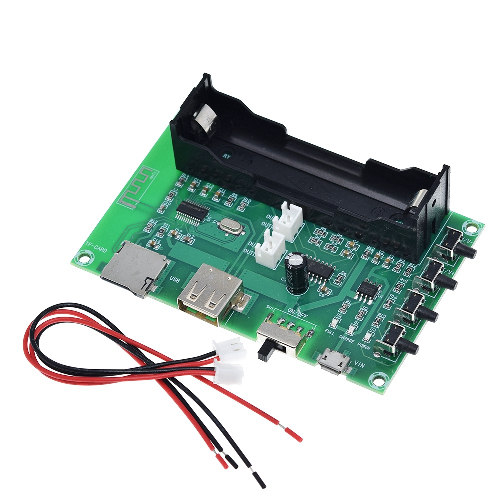 PAM8403 Bluetooth Amplifier audio Board 5W*2 Lithium Battery Singing Machine USB TF-Card Dual Channel Mini Speaker DIY