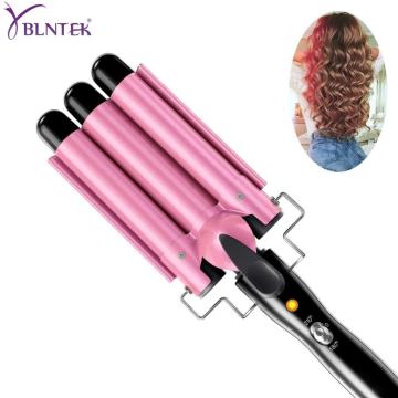 YBLNTEK Hair Curler Professional Hair Curling Iron 20 25 32 mm Ceramic Triple Barrel Hair Styler Hair Waver Styling Hair Tools