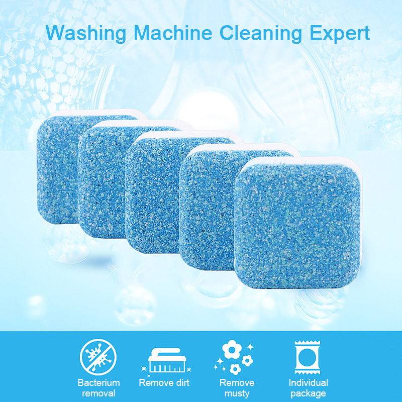 1/4pcs Washing Machine Cleaner Washer Cleaning Detergent Effervescent Tablet Deep Cleaning Remover Deodorant Laundry Supplies