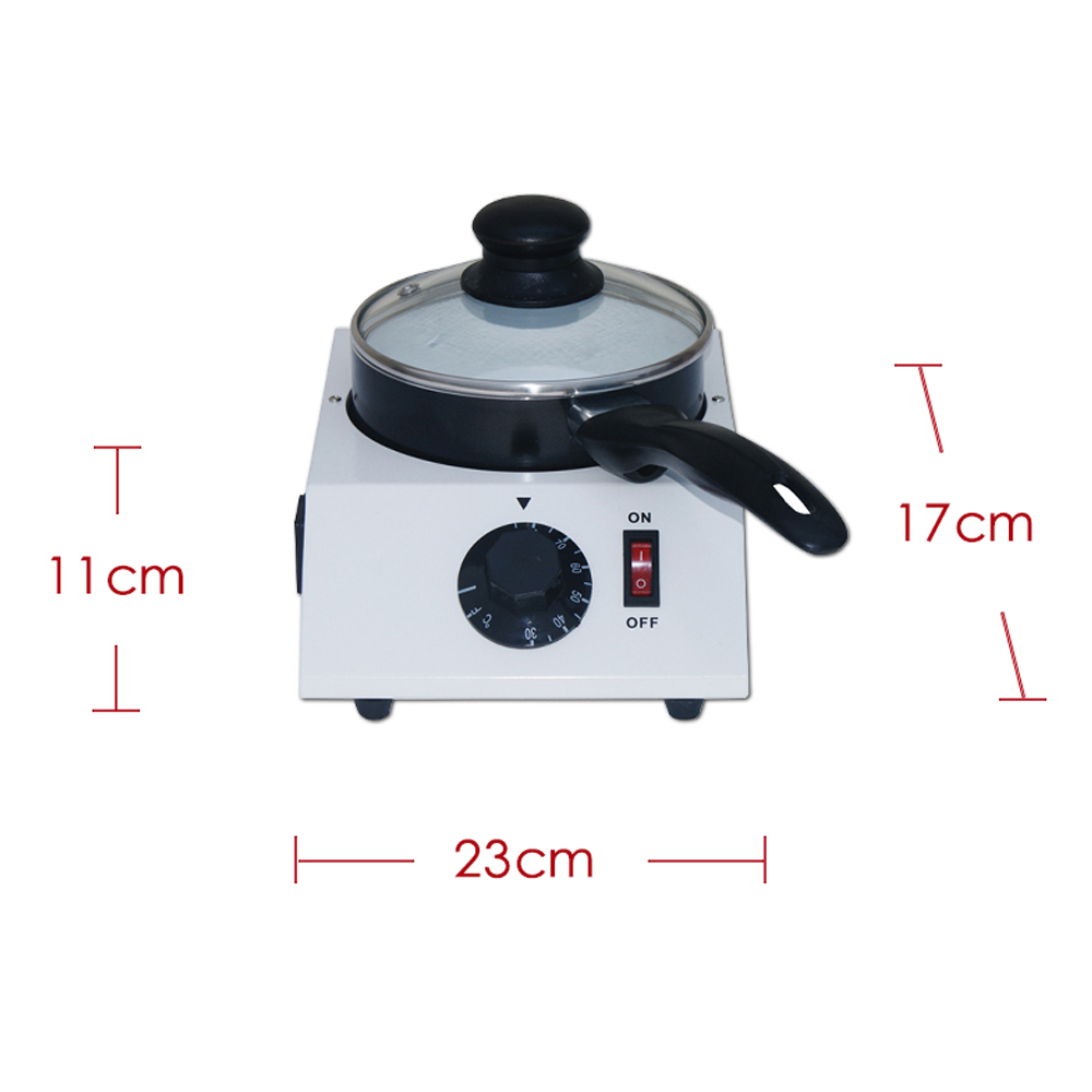 ITOP 40W Mini Electric Chocolate Cheese Melting Machine Ceramic Non-Stick Pot Tempering Cylinder Melter Pan (1 Melting Pot)