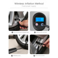 Car Tire Inflator Wireless Air Compressor Digital Display Air Pump Auto Air Pump For Car Motorcycle Bike Ball LED Light Tire Pum