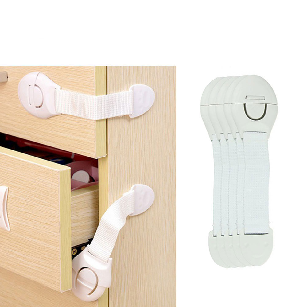 10Pcs/Lot Child Lock Protection Of Children Locking Doors For Baby Safety Kids Safety Plastic Lock Baby Safety Products