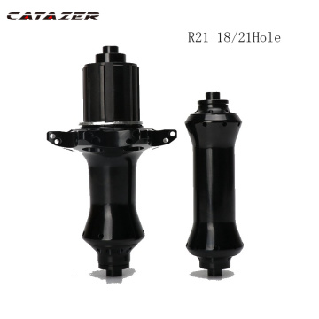 Catazer R21 Road Bike Disc Brake Hub Straight Pull Low Resistance Only 370g Bicycle Hub Front 145g Rear 250g