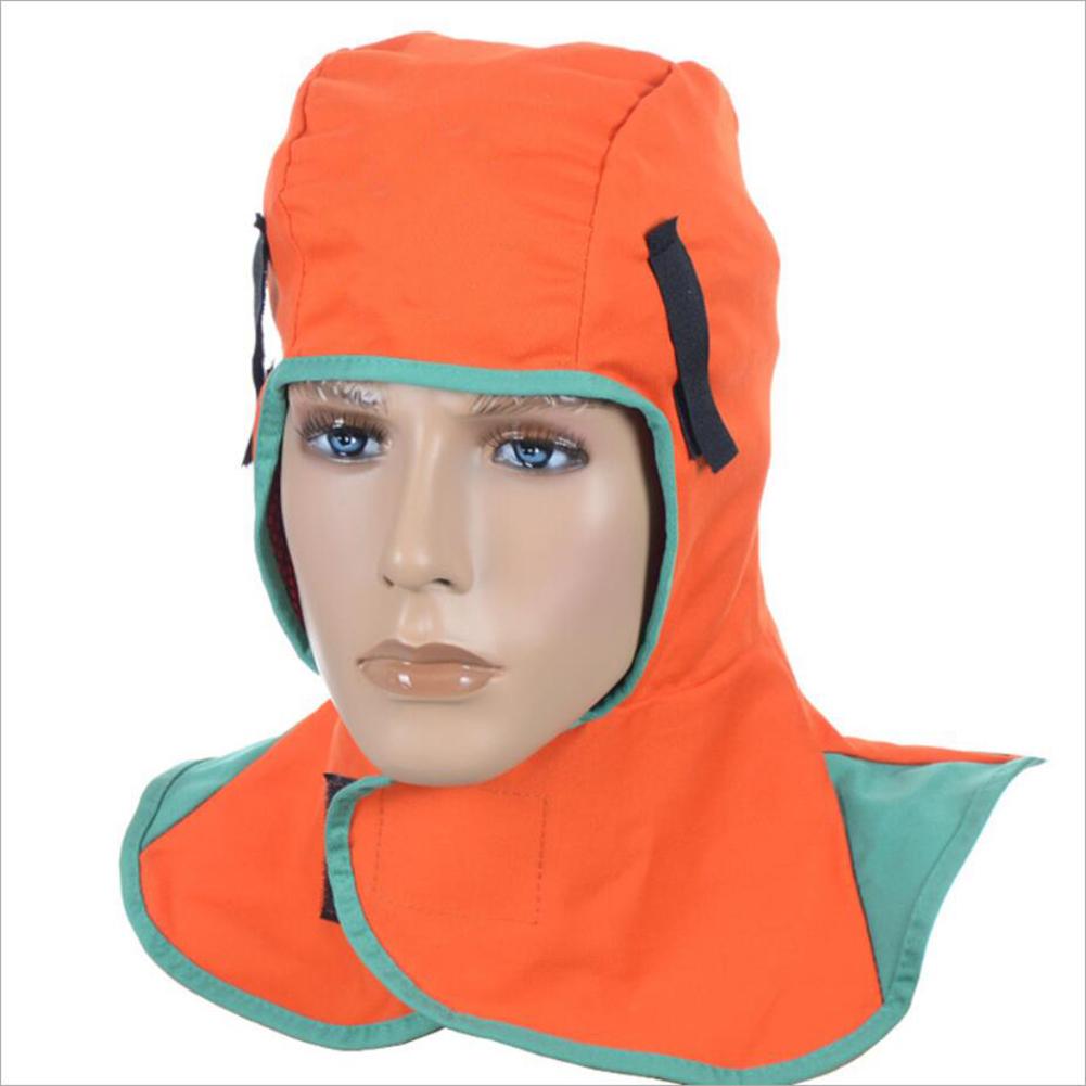 Flame Retardant Cotton Cloth Welding Hood Welding Caps Flame Retardant Helmet Hat Welding Neck Protection Welder Safety Cover