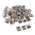 50 PCS/SET REAL Classic PV High Quality Stainless Steel Wire Solar Cable Fastener Clips Management