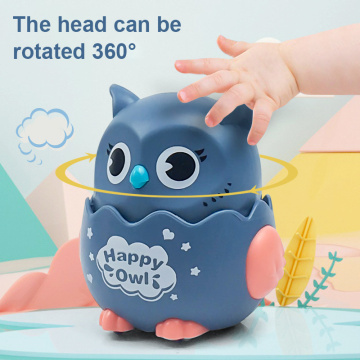 1pc Funny Owl Inertial Car Classic Wind Up Toys Baby Boy Girl Pull Back Toys Kindergarten Kids Christmas Gifts Inertial Toy Car