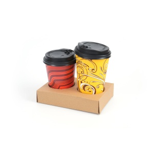 Paper Cup Holder with 2 Cups