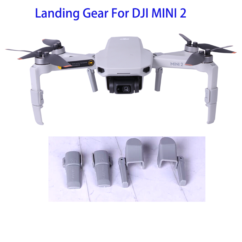 DJI Mini 2 Foldable Heightening Landing Gears Feet Bracket Protector Heightening Stand For DJI Mavic Mini 2 Drone Accessories